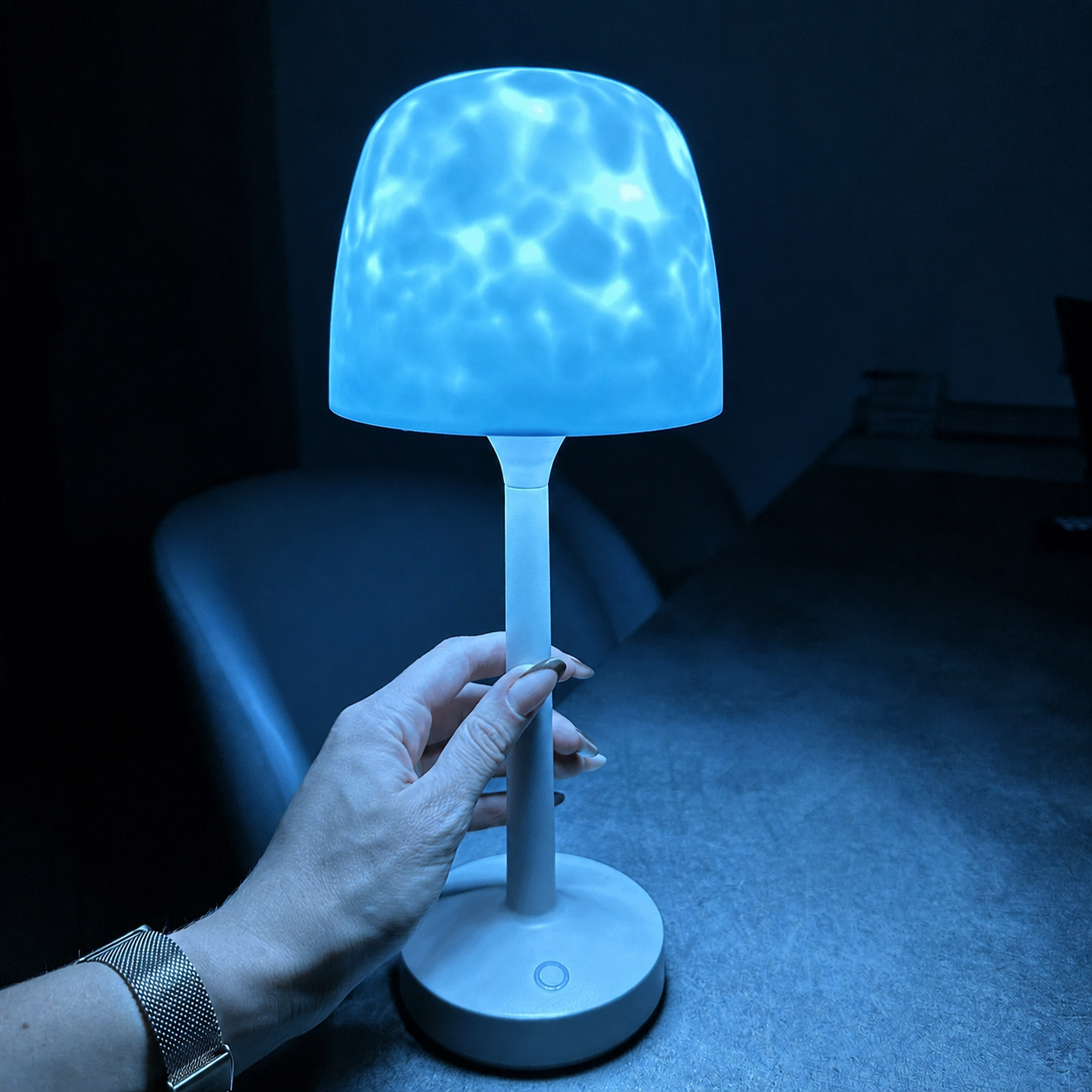 AuraGlow™ Crystal Lamp