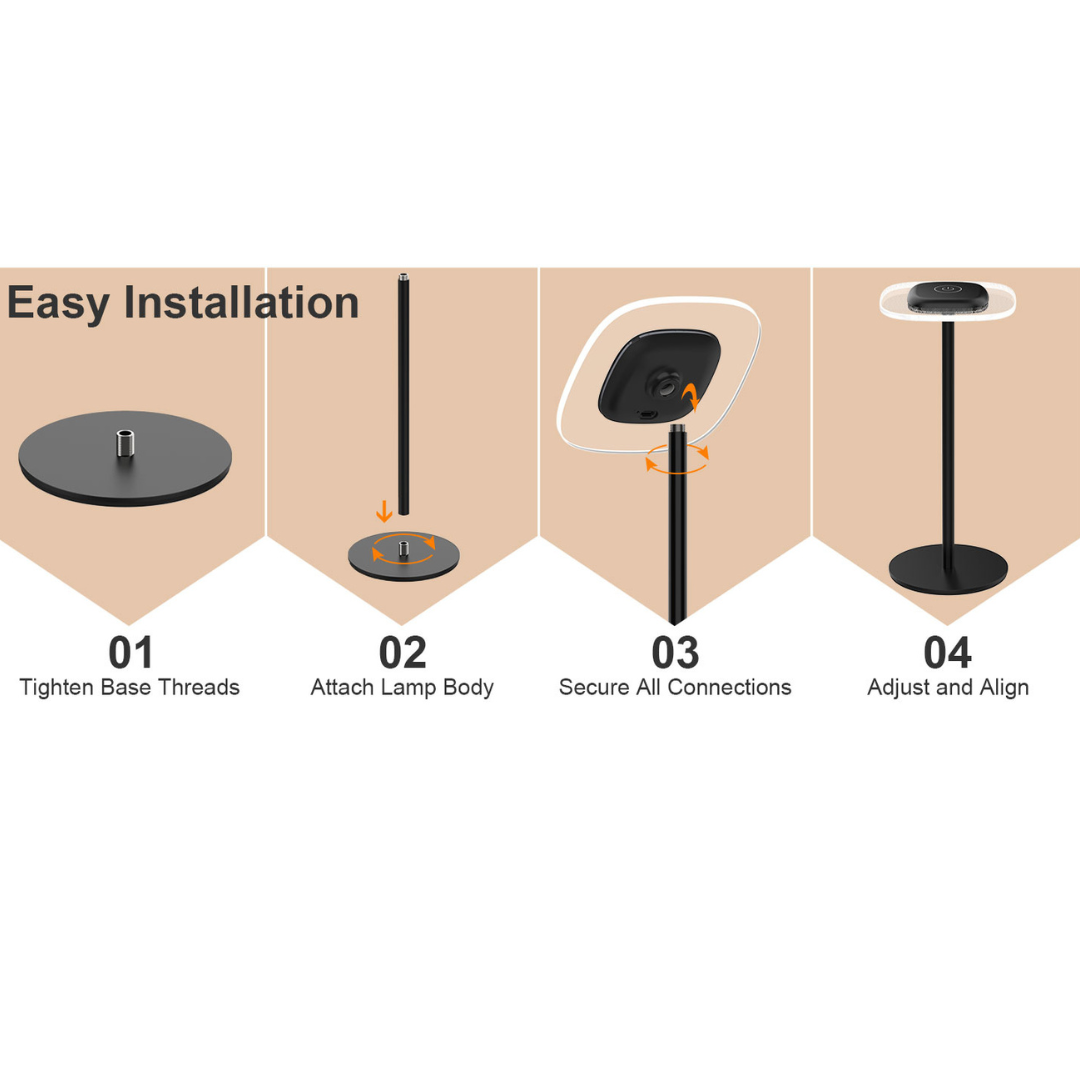 LunaraGlow Touch Lamp